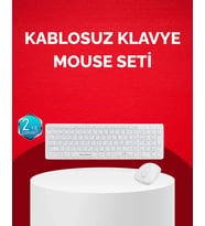 Tam Boy Kablosuz Klavye Mouse Seti - Gelişmiş Bağlantı Ve Sessiz Performans