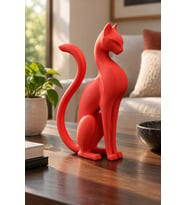 Kedi Anıtı Dekoratif Biblo