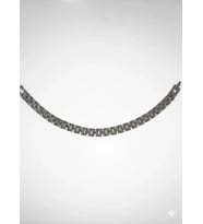Rodyum Çelik Erkek Çelik Bileklik Boy 21.5 Cm / 0.8 Mm - Ebl0041