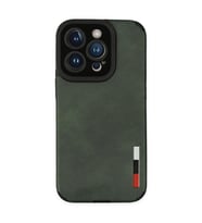 Apple İphone 14 Pro Max Kılıf Loop Deri Silikon - Yeşil