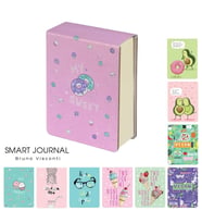 BRUNO VISCONTI SMART JOURNAL A7 250 SAYFA DESENLİ SERT KAPAK BLOKNOT 3-558