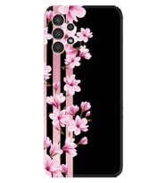 Samsung Galaxy M14 Kılıf Resimli Desenli Baskılı Silikon Pink Flowers 3 1393