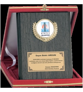 ODAK KUPA - Ahşap Plaketler - PL-001 A - 15x20 cm