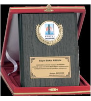 ODAK KUPA - Ahşap Plaketler - PL-001 A - 15x20 cm