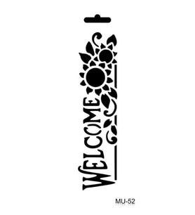 Cadence Mix Media Stencil 10x20 cm. MU-52 