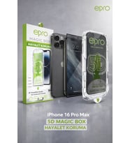 Epro 5D Magic Box Hayalet Kılıf ve Ekran Koruyucu Seti - iPhone 16 Pro Max