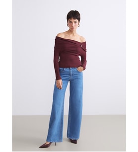 LCW Vision İndigo Baggy Fit Kadın Jean Pantolon