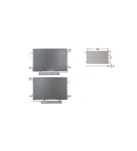 Klima Radyatörü 640x411x16 – 1695000354 Wisco – Mercedes A Serısı W169 04 Ve Sonrası Uyumlu