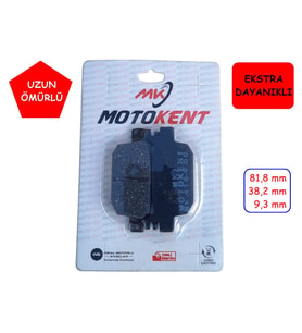 Rks Arka Fren Disk Balatası Sfa415 Mtk Newlight 125 Pro; Arora Max-T, Beatrix; Kanuni Seha