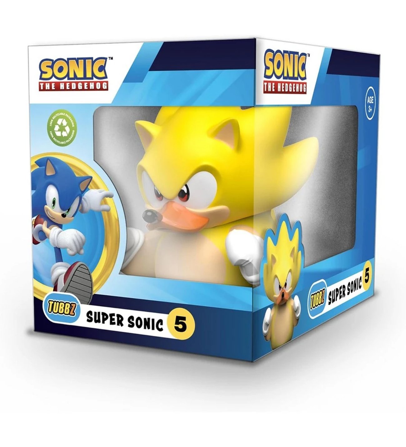 Tubbz Sonic Boxed Super Sonic Lisanslı Cosplay Ördek Collectible Figür