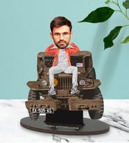 Kişiye Özel Erkek Tasarımlı Karikatür Biblo