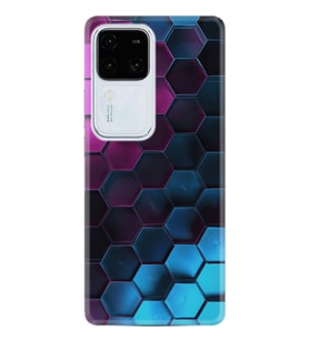 Vivo V30 Kılıf Desenli Silikon Platinium Series Petek 1825