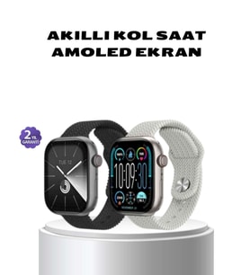 Akıllı Saat Kablosuz Şarjlı Bluetooth 5.2 Arama Bildirim Sesli Asistan 420 mAh