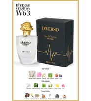 DİVERSO W63 KADIN PARFÜM EDP 50 ML ÇİÇEKSİ & ODUNSU MİSK  T.C. Sağlık Bakanlığı ÜTS KAYITLI