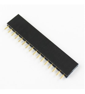 16 Pin Tek Sıra Dişi Header 180 Derece 1x16 Pin 2.54mm Soket Konnektör Breadboard Pcb Devre Bağlantı