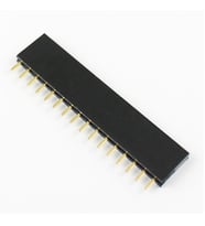16 Pin Tek Sıra Dişi Header 180 Derece 1x16 Pin 2.54mm Soket Konnektör Breadboard Pcb Devre Bağlantı