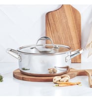 Karaca Powersteel 3Ply 316+ İndüksiyon Tabanlı Çelik Petekli Tencere 24 Cm