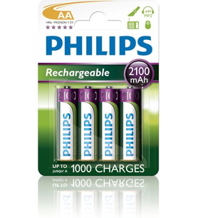 çok aşamalı Life NiMH pil AA Mignon 2100 mAh 4'lü Paket