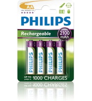 çok aşamalı Life NiMH pil AA Mignon 2100 mAh 4'lü Paket