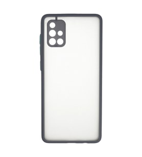 Samsung Galaxy A71 Kılıf Montreal Silikon Kapak - Gri