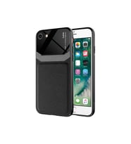 Apple iPhone SE 2022 Uyumlu Kılıf Zore Emiks Kapak (Siyah)