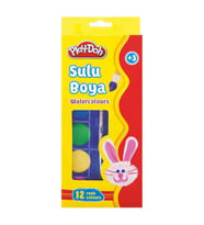 Play-Doh Sulu Boya 23 MM Küçük Boy 12 Renk Sulu Boya