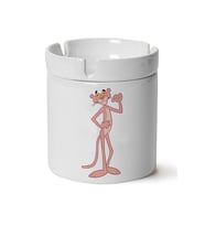 Pink Panther Baskılı Porselen Küllük Makinede Yıkanabilir