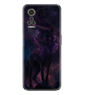 General Mobile GM 21 Pro GM 22 Pro Plus Kılıf Desemli Silikon Black Purple Wolf 1791