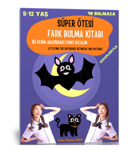Süper Ötesi Fark Bulma Kitabı (40 Tam Sayfa Fark Bulma)