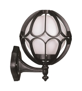 AVONNI BAP-68078-BSY-M1-OP Siyah Boyalı Dış Mekan Aydınlatma E27 Aluminyum Polietilen Cam 25x25cm