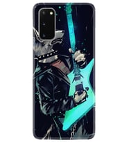 Samsung A02S A03S A10 A12 A13 A21S A22 Kılıf Desenli Silikon Dog Guitar 1789
