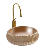 LENA TEZGAHÜSTÜ LAVABO (ALTIN) E-4161A