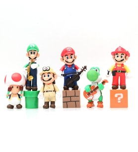 Super Mario Nostaljik Figür Seti 9 Parça