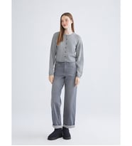 LCW Jeans Gri Boyfriend Fit Kadın Jean Pantolon