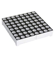 8x8 Dotmatrix Anot (60x60mm) 5mm Kırmızı Led - HS-2088BS