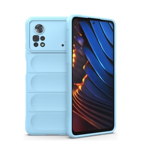 Xiaomi Poco X4 Pro 5g Kılıf Optimum Silikon - Sky Blue
