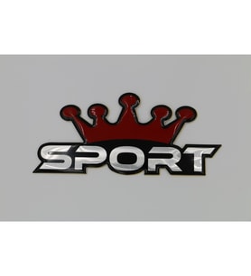 Kral Sport Logo Arma Sticker Yapıştırmalı Ürün
