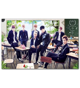 Cakatablo BTS Koreli Gençler MDF Tablo
