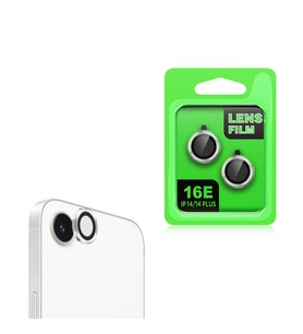 Apple iPhone 16E Uyumlu Zore CL-07 Kamera Lens Koruyucu (Gümüş)