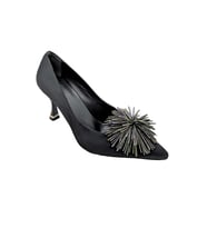 Zorva  Taş İşlemeli Stiletto Ayakkabı - ÇİĞDEM KUNDURA - Zorva - BEJ - 39