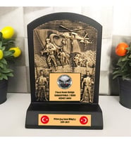 Hudut Birliklerine Özel Hizmet Anısı Plaket HD875