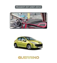 PEUGEOT 207 (2007-2012)TORPİDO KORUMA HALISI GRİ KENAR