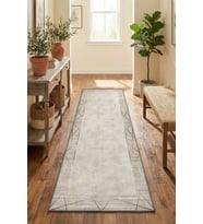Platin Vintage Yıkanabilir Yolluk