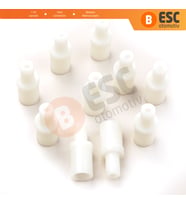 10 Adet Cam Kriko İndirme Kaldırma Mekanizma Kablo Ucu Halat Dübeli Tip BCP022