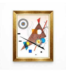 Tablore Joan Miro Tarzı Sürrealist Soyut Sergi Afişi Altın Çerçeveli Tablo