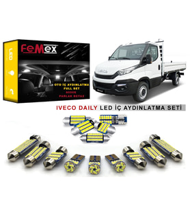 iveco Daily Kabin LED İç Aydınlatma Ampul Seti FEMEX Parlak Beyaz