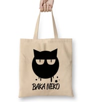 Baka Neko Anime Manga Cat Kedi Bez Çanta Uzun Saplı