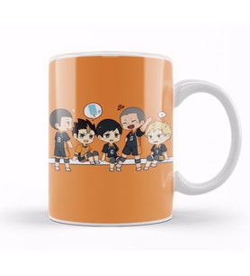 Haikyuu Karasuno chibi Kupa Bardak Porselen