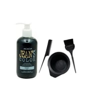 Jeans Color Saç Boyası Yeşil 250 Ml Ve Fluweel Saç Boya Kabı Seti