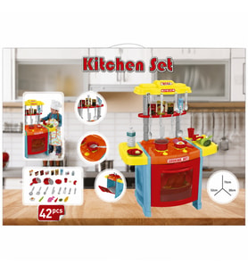 S00092214 MUTFAK SET FIRIN/OCAK 42PRÇ SES IŞIK